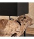 Lampada da tavolo Kleta nero altezza 55 cm con attacco E27