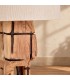 Lampada da tavolo Kleta beige altezza 53 cm con attacco E27