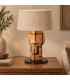 Lampada da tavolo Kleta beige altezza 53 cm con attacco E27