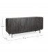 Credenza 4 ante Orissa nera in legno di mango