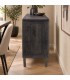 Credenza 4 ante Orissa nera in legno di mango