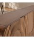 Credenza 4 ante Orissa naturale con struttura in legno di mango