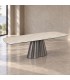 Tavolo allungabile Mirvana con piano in ceramica effetto sabbia