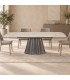 Tavolo allungabile Mirvana con piano in ceramica effetto sabbia