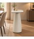 Consolle Ardis beige chiaro con piano in ceramica effetto onice