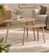 Set di 2 tavolini Jofrid irregolari naturale con gambe in legno di pino