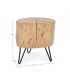 Sgabello Artur altezza 35 cm con struttura in legno di acacia