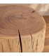Sgabello Artur altezza 41 cm con struttura in legno di acacia
