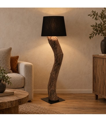 Piantana Kleta nero altezza 120 cm con attacco E27