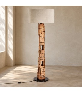 Piantana Kleta beige altezza 143 cm con attacco E27