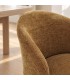 Sedia Gesien ocra con rivestimento in poliestere