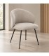 Sedia Gesien grigio con rivestimento in poliestere