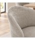 Sedia Gesien grigio con rivestimento in poliestere