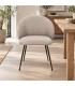 Sedia Gesien grigio con rivestimento in poliestere