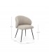 Sedia Gesien grigio con rivestimento in poliestere