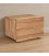 Comodino 2 cassetti Aron in legno di acacia