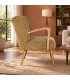 Poltrona Moritz palm con rivestimento in poliestere
