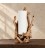 Lampada da tavolo Ace bianco altezza 80 cm con attacco E27