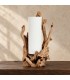 Lampada da tavolo Ace bianco altezza 80 cm con attacco E27