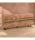 Credenza 4 ante Aron con struttura in legno di acacia