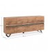 Credenza 4 ante Aron con struttura in legno di acacia