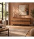 Credenza 4 ante Aron con struttura in legno di acacia