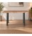 Consolle Aron con piano in legno di acacia