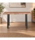 Consolle Aron con piano in legno di acacia