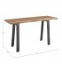 Consolle Aron con piano in legno di acacia