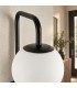 Lampada applique Delphine nera alta 50 cm con attacco E14
