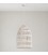 Lampadario Praia bianco altezza 67 cm con attacco E27