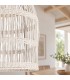 Lampadario Praia bianco altezza 67 cm con attacco E27