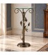 Tavolino da salotto Alto Ferro Battuto Foglie - Bronzo anticato
