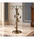 Tavolino da salotto Alto Ferro Battuto Foglie - Bronzo