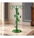 Tavolino da salotto Alto Ferro Battuto Foglie - Verde