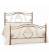 Letto matrimoniale in Ferro Battuto Barocco - Oro ducato