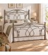 Letto matrimoniale in Ferro Battuto Ester - Bronzo anticato