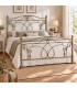 Letto matrimoniale in Ferro Battuto Ester - Bronzo