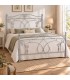 Letto matrimoniale in Ferro Battuto Ester - Alluminio
