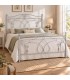 Letto matrimoniale in Ferro Battuto Ester - Grigio Seta