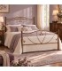 Letto matrimoniale in Ferro Battuto Cuore - Oro ducato