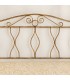 Letto matrimoniale in Ferro Battuto Carolina - Bronzo