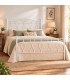 Letto matrimoniale in Ferro Battuto Carolina - Bianco opaco