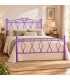 Letto matrimoniale in Ferro Battuto Carolina - Glicine