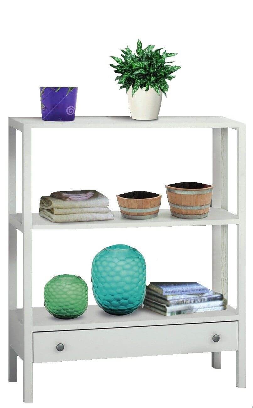 Étagère Libreria H. 105 in Legno Bis