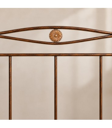 Letto matrimoniale in Ferro Battuto Nina - Oro ducato