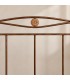 Letto matrimoniale in Ferro Battuto Nina - Oro ducato