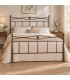 Letto matrimoniale in Ferro Battuto Nina - Bronzo anticato