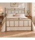 Letto matrimoniale in Ferro Battuto Nina - Bronzo