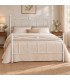 Letto matrimoniale in Ferro Battuto Nina - Bianco lucido